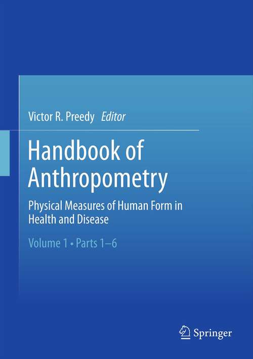 Book cover of Handbook of Anthropometry