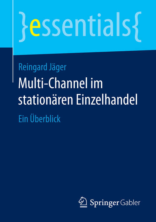 Book cover of Multi-Channel im stationären Einzelhandel