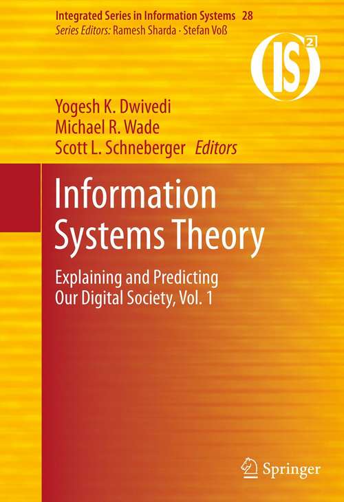 Cover image of Information Systems Theory