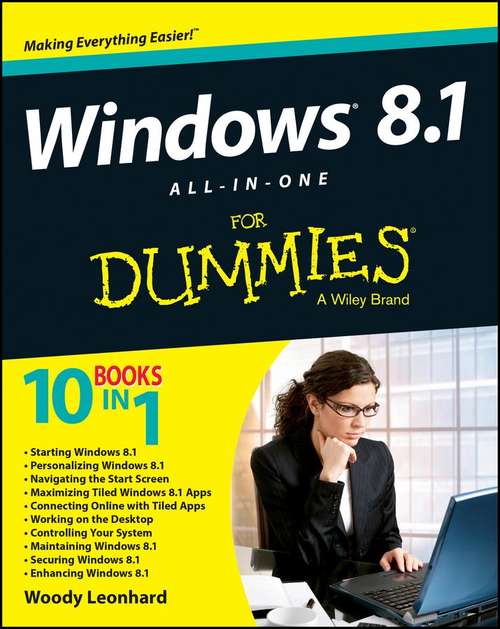 Book cover of Windows 8.1 All-in-One For Dummies