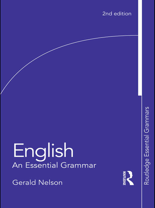 Book cover of English: An Essential Grammar (Routledge Essential Grammars)