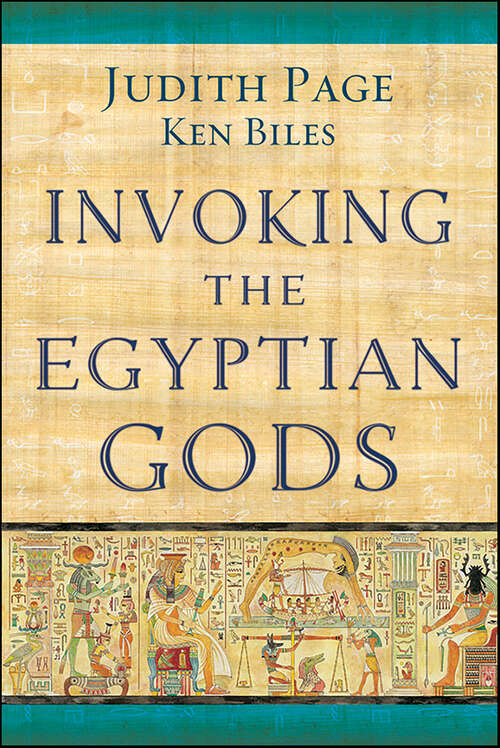 Book cover of Invoking the Egyptian Gods