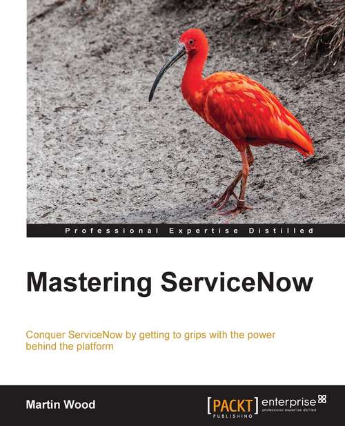 Book cover of Mastering ServiceNow
