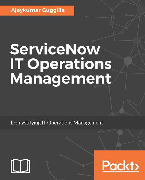 Book cover of ServiceNow IT Operations Management