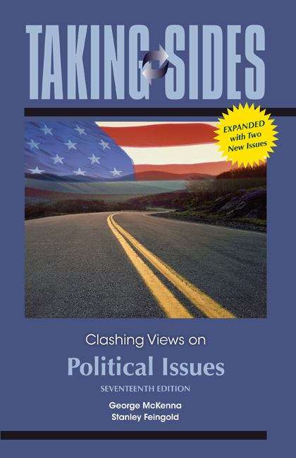 Book cover of Taking Sides: Clashing Views on Political Issues (17th Expanded Edition)