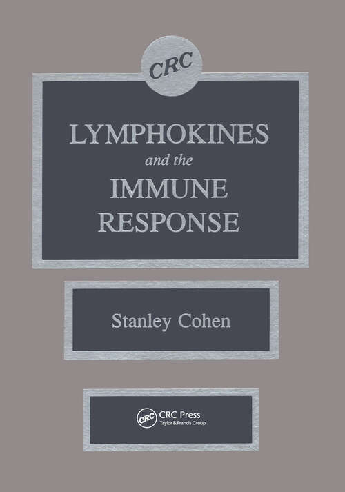 Book cover of The Role of Lymphokines in the Immune Response (1)
