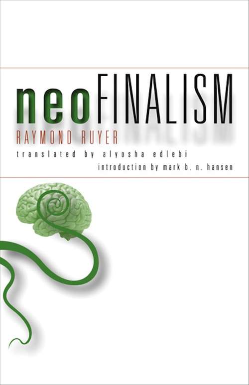 Book cover of Neofinalism