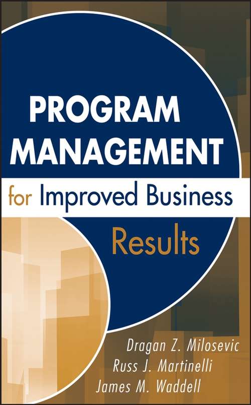 Book cover of Program Management for Improved Business Results