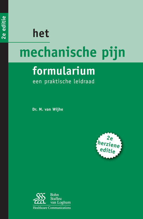 Book cover of Het Mechanische Pijn Formularium