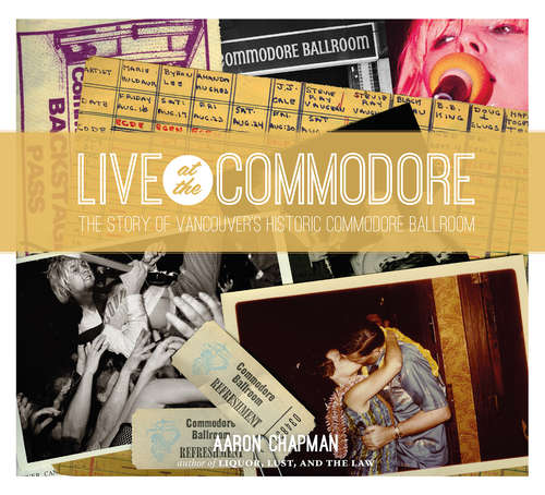 Book cover of Live at the Commodore