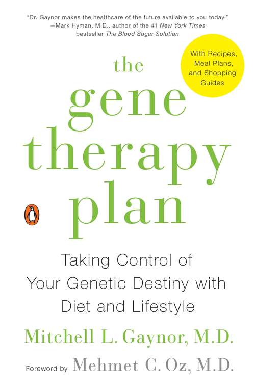Book cover of The Gene Therapy Plan