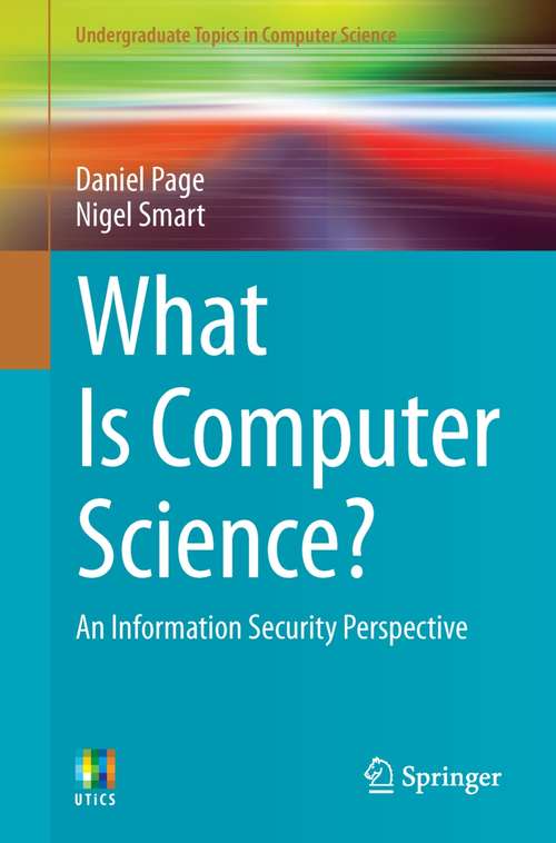 Book cover of What Is Computer Science?