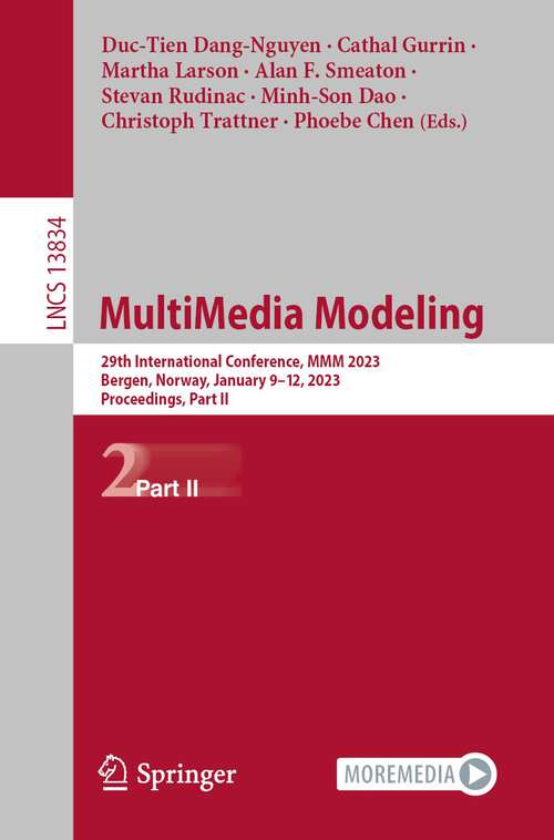 Cover image of MultiMedia Modeling