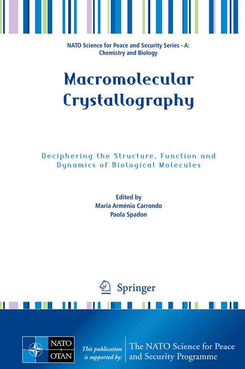 Book cover of Macromolecular Crystallography
