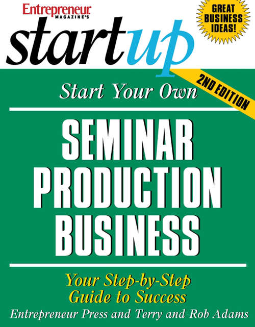 Book cover of Start Your Own Seminar Production Business