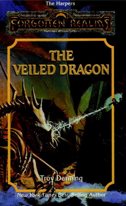 Book cover of The Veiled Dragon (Forgotten Realms: Harpers #12)