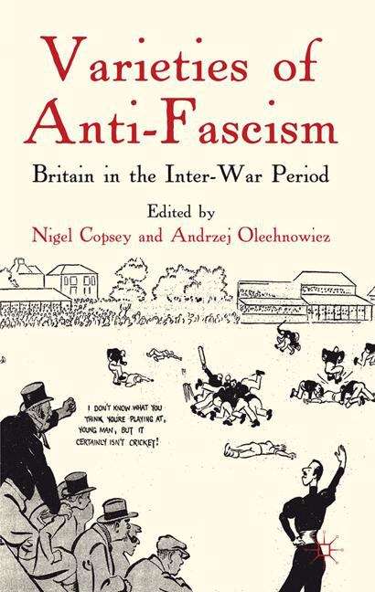 Book cover of Varieties of Anti-Fascism