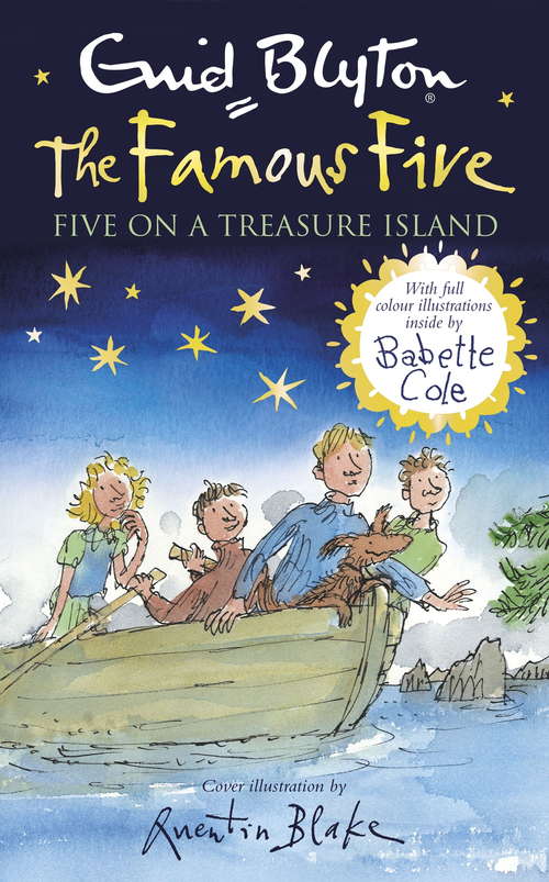 Book cover of Five on a Treasure Island: Book 1 Full colour illustrated edition (Famous Five #1)