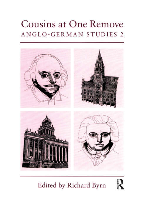 Book cover of Cousins at One Remove: Anglo-German Studies