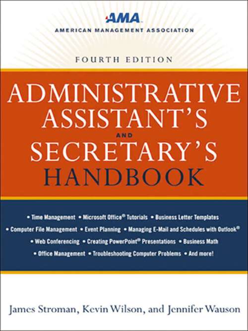 Book cover of Administrative Assistant's and Secretary's Handbook (Fourth Edition) (Administrative Assistant's And Secretary's Handbook Ser.)