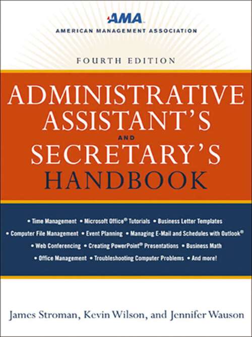 Book cover of Administrative Assistant's and Secretary's Handbook