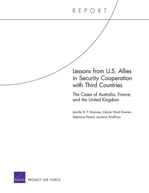 Lessons from U.S. Allies in Security Cooperation with Third Countries: The Cases of Australia, France, and the United Kingdom