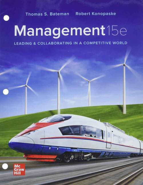 Book cover of Management: Leading and Collaborating in a Competitive World (Fifteenth Edition)