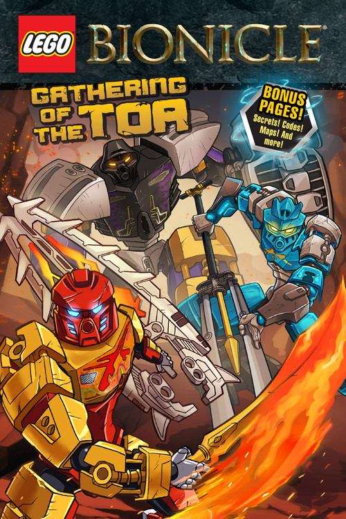Book cover of LEGO Bionicle: Gathering of the Toa (Graphic Novel #1)