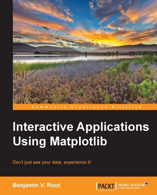 Book cover of Interactive Applications Using Matplotlib