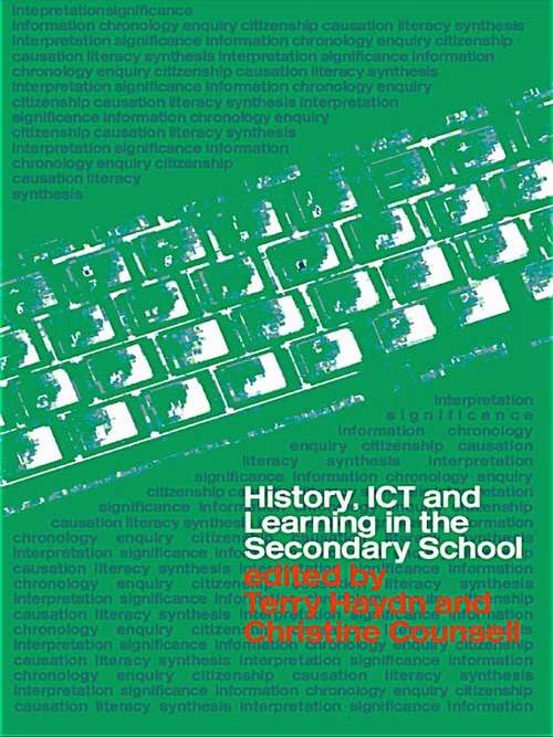 Book cover of History, ICT and Learning in the Secondary School