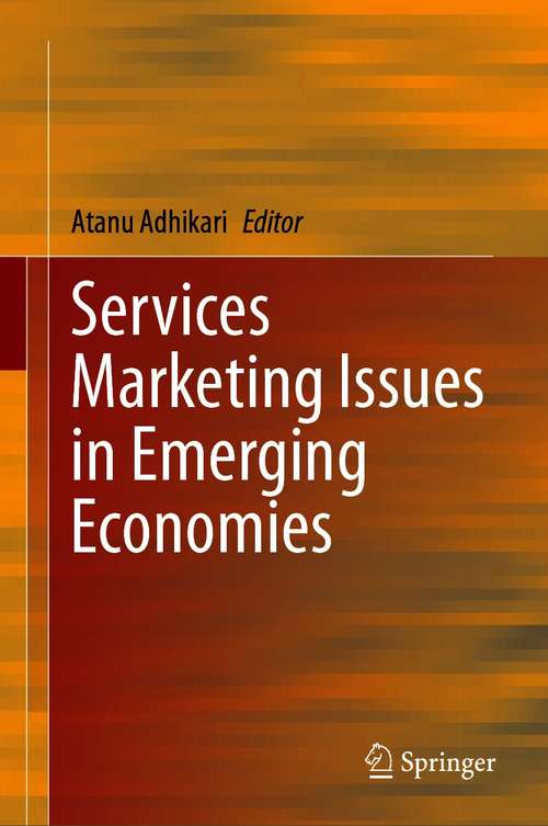 Book cover of Services Marketing Issues in Emerging Economies (1st ed. 2020)