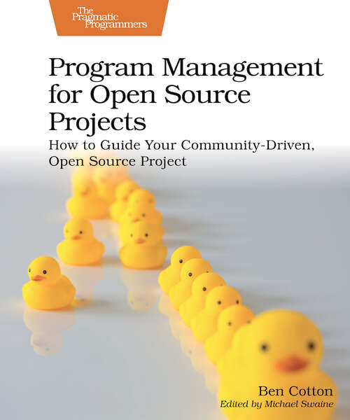 Book cover of Program Management for Open Source Projects