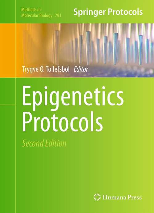 Book cover of Epigenetics Protocols, 2nd Edition