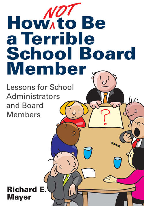 How Not to Be a Terrible School Board Member