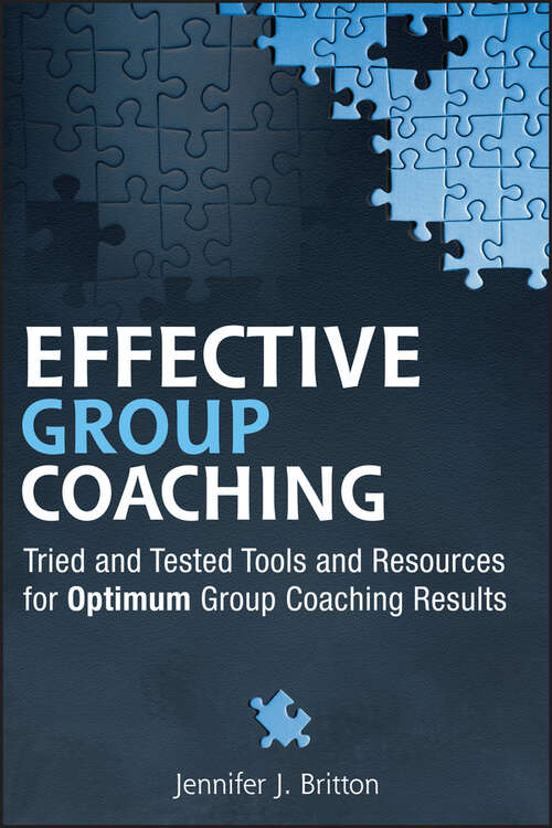 Book cover of Effective Group Coaching