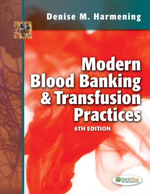 Book cover of Modern Blood Banking and Transfusion Practices