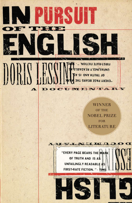 Book cover of In Pursuit of the English