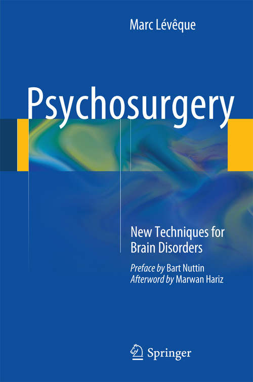 Book cover of Psychosurgery