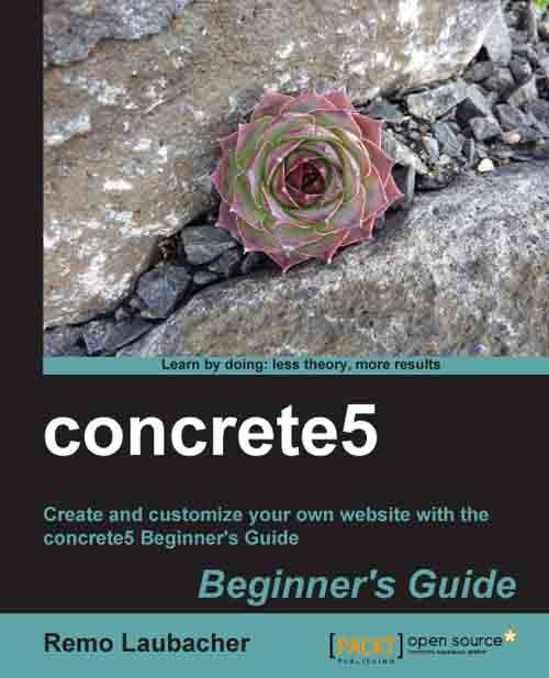 Book cover of concrete5 Beginner's Guide (2nd Edition)
