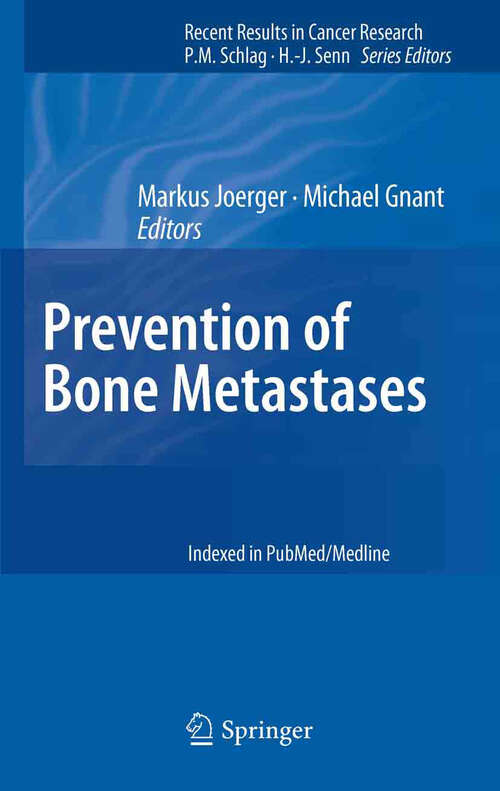 Book cover of Prevention of Bone Metastases