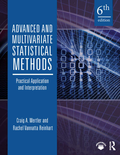 Book cover of Advanced and Multivariate Statistical Methods