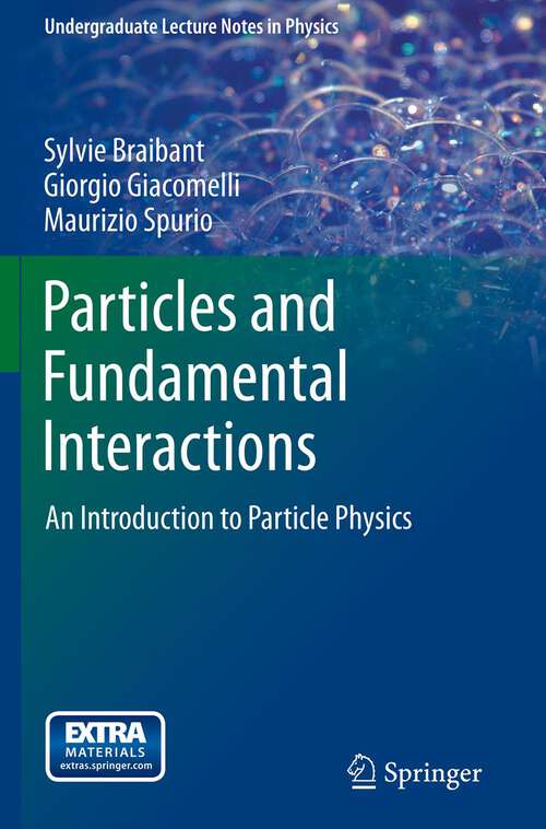 Book cover of Particles and Fundamental Interactions