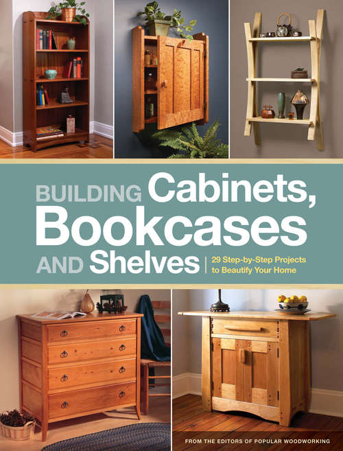 Book cover of Building Cabinets, Bookcases and Shelves: 29 Step-by-Step Projects to Beautify Your Home