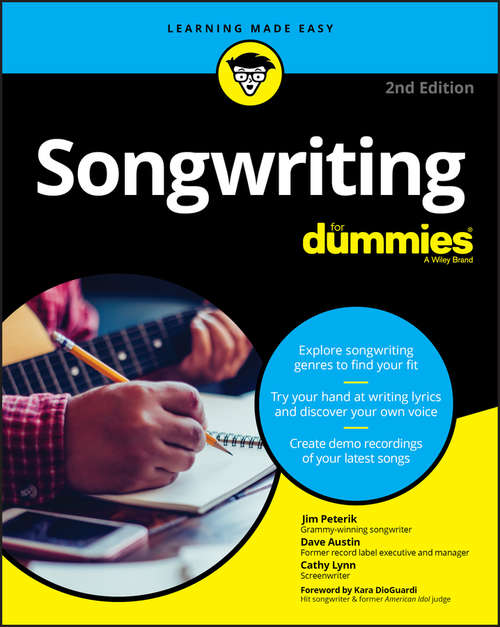 Songwriting For Dummies (For Dummies Ser.)
