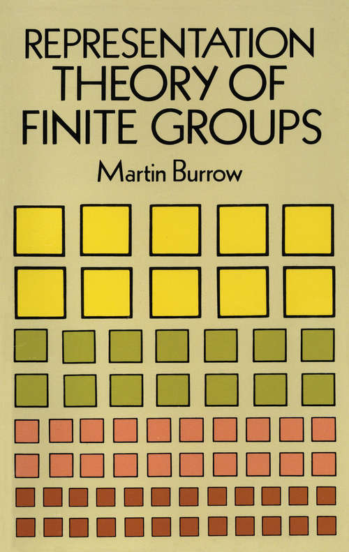 Book cover of Representation Theory of Finite Groups