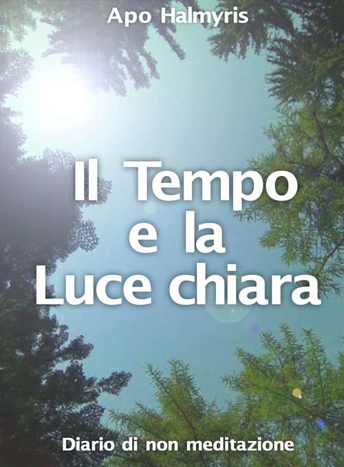 Book cover of Il Tempo e la Luce chiara. Diario di non meditazione.