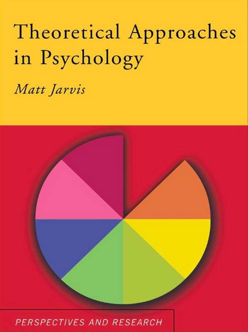 Book cover of Theoretical Approaches in Psychology