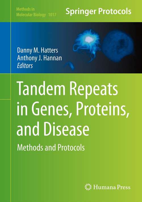 Book cover of Tandem Repeats in Genes, Proteins, and Disease