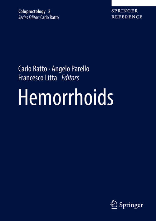 Book cover of Hemorrhoids (Coloproctology #2)