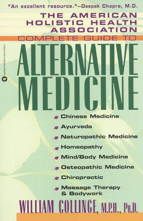 Book cover of The American Holistic Health Association Complete Guide to Alternative Medicine